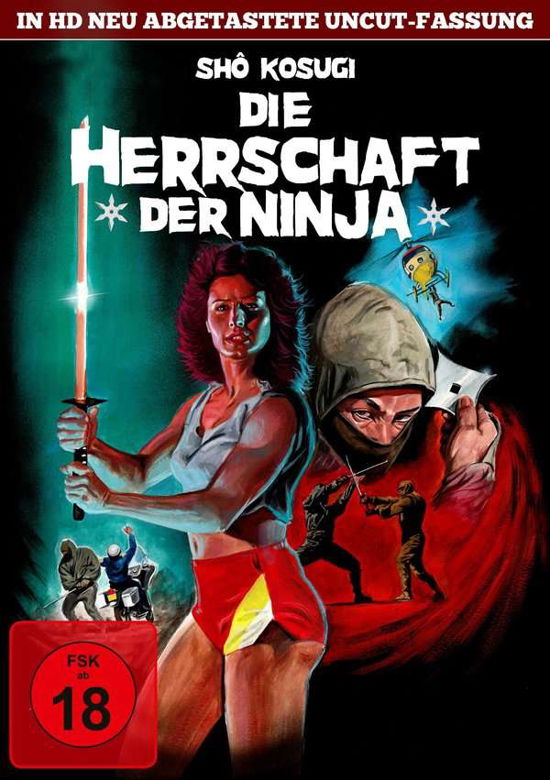 Cover for Kosugi,sho / Frye,virgil / Kosugi,kane · Die Herrschaft Der Ninja-uncut Fassung (DVD) (2021)