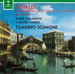 Cover for Claudio Scimone · Vivaldi:Concertos For Viola D`amore (CD) (2011)