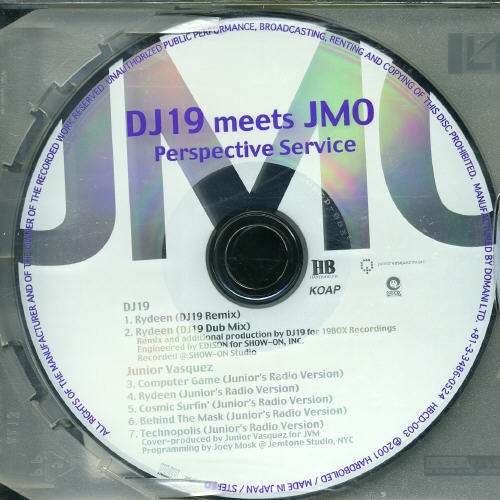 Cover for Junior Vasquez · Dj19 Plays Jmo Perspective Service (CD) (2001)