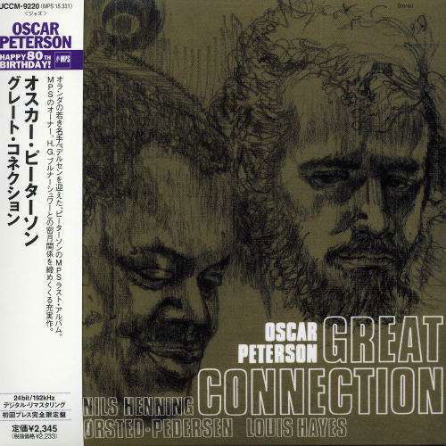 Great Connection - Oscar Peterson - Musik - UNIVERSAL MUSIC JAPAN - 4988005404053 - 3. Dezember 2021