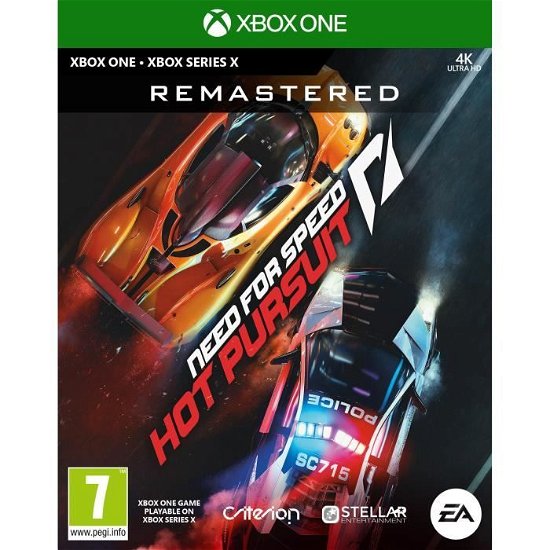 Cover for Xbox One · Need For Speed Hot Pursuit Remastered (XONE) (2020)