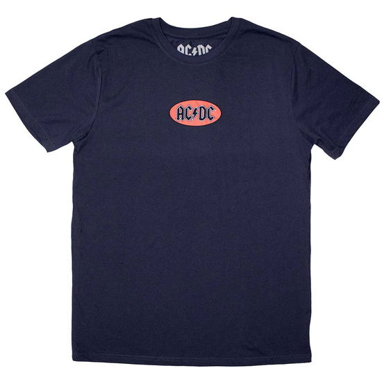 AC/DC Unisex T-Shirt: Mini Oval Logo - AC/DC - Merchandise -  - 5056737263053 - July 16, 2024