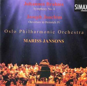 Symphony 4 / Overture to Heinrich Iv - Brahms / Joachim / Jansons / Opo - Musik - SIMAX - 7033662012053 - 30. marts 2000