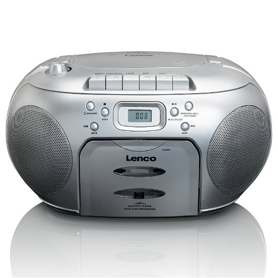 SCD-420 Bærbar CD/kassette-afspiller med FM-radio - Lenco - Audio & HiFi -  - 8711902035053 - 