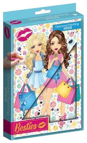 Cover for Besties · Besties Diamond Painting Notitieboek A5 - Blauw (Toys) [1st edition] (2023)