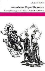 Cover for Mortimer N. Sellers · American Republicanism: Roman Ideology in the United States Constitution (Hardcover Book) (1994)