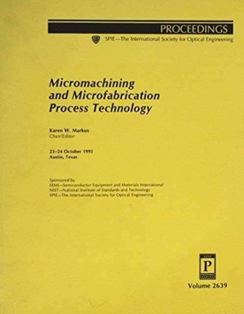 Cover for Markus · Micromachining &amp; Microfabrication Process Techno (Paperback Book) (2006)