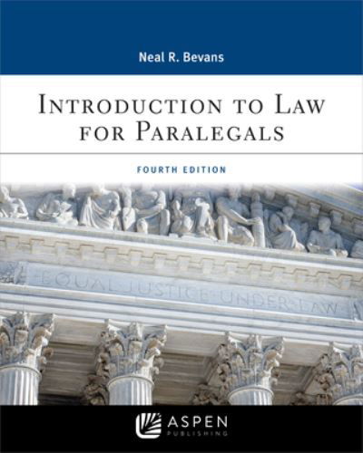 Cover for Neal R Bevans · Introduction to Law for Paralegals (Paperback Book) (2020)