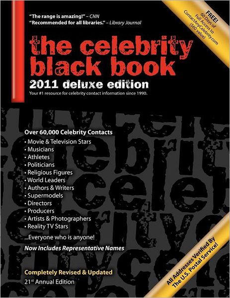 Cover for Jordan Mcauley · The Celebrity Black Book 2011: Over 60,000+ Accurate Celebrity Addresses for Autographs, Charity Donations, Signed Memorabilia, Celebrity Endorsements, Media Interviews and More! (Paperback Book) (2011)