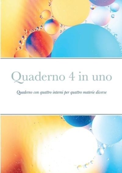 Cover for Giò Publication · Quaderno 4 in uno (Paperback Bog) (2021)