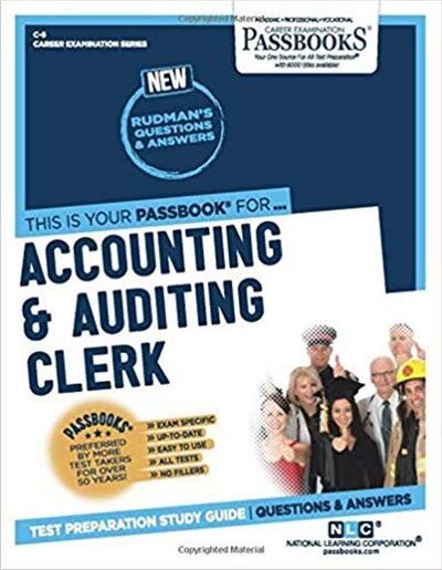 Cover for National Learning Corporation · Accounting &amp; Auditing Clerk (Paperback Book) (2018)