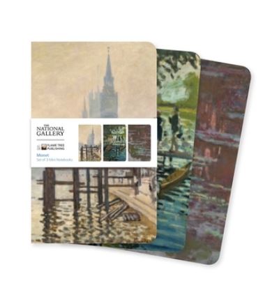 National Gallery: Monet Set of 3 Mini Notebooks - Mini Notebook Collections - - Books - Flame Tree Publishing - 9781804173053 - January 31, 2023