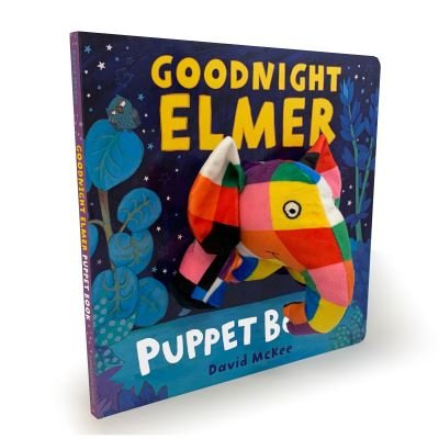 Cover for David McKee · Goodnight, Elmer Puppet Book (Board book) (2023)