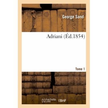 Cover for Sand-g · Adriani. Tome 1 (Paperback Book) (2013)