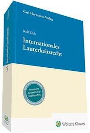 Cover for Sack · Internationales Lauterkeitsrecht (Book)