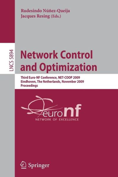 Cover for Rudesindo Naaez Queija · Network Control and Optimization - Lecture Notes in Computer Science / Computer Communication Networks and Telecommunications (Paperback Book) (2009)