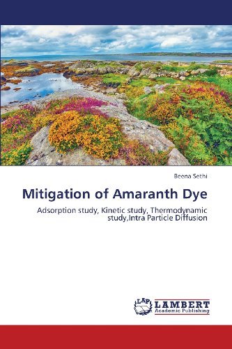Cover for Beena Sethi · Mitigation of Amaranth Dye: Adsorption Study, Kinetic Study, Thermodynamic Study,intra Particle Diffusion (Paperback Bog) (2013)