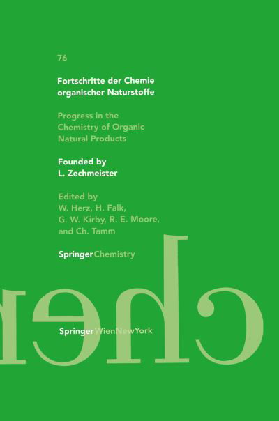 Fortschritte der Chemie organischer Naturstoffe / Progress in the Chemistry of Organic Natural Products - Fortschritte der Chemie organischer Naturstoffe   Progress in the Chemistry of Organic Natural Products - D R Adams - Bøker - Springer Verlag GmbH - 9783709173053 - 8. oktober 2012