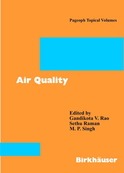 Cover for Beate P Thiemann · Air Quality - Pageoph Topical Volumes (Paperback Book) [2003 edition] (2003)