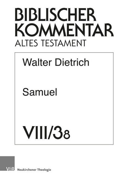 Cover for Walter Dietrich · Biblischer Kommentar Altes Testament - Ausgabe in Lieferungen: Lieferung 8 (Paperback Book) (2019)