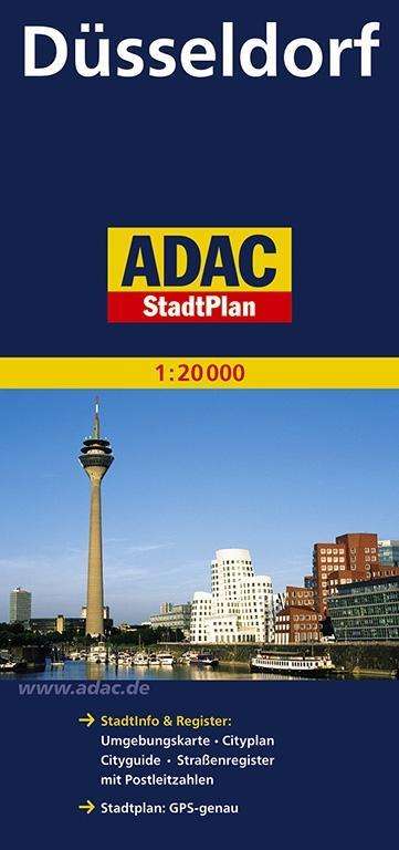 ADAC Stadtplan: Düsseldorf - ADAC Verlag - Livros - ADAC Verlag - 9783826401053 - 30 de janeiro de 2010