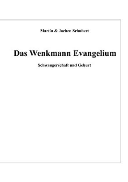 Cover for Jochen Schubert · Das Wenkmann Evangelium (Paperback Book) [German edition] (2009)