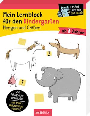 Cover for Hannah Lang · Mein Lernblock für den Kindergarten - Mengen und Größen (Paperback Book) (2021)