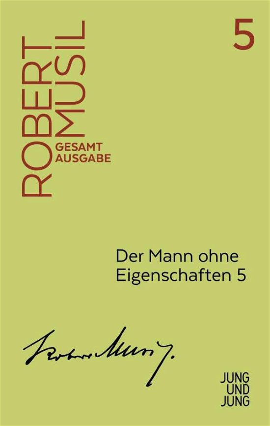 Cover for Musil · Der Mann ohne Eigenschaften 5 (Bok)
