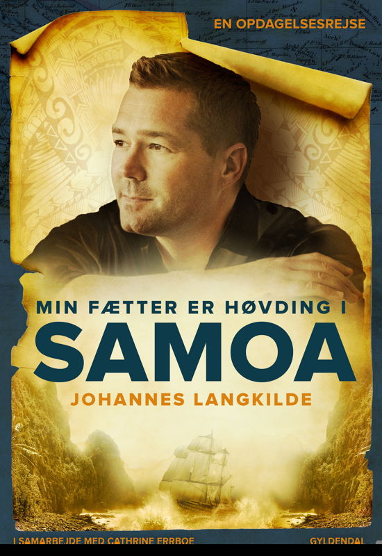 Cover for Johannes Langkilde; Cathrine Errboe · Min fætter er høvding i Samoa (Sewn Spine Book) [1er édition] (2021)