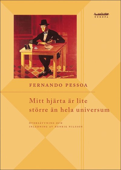 Cover for Fernando Pessoa · Mitt hjärta är lite större än hela universum (Paperback Book) (2022)