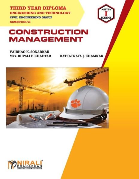 Cover for Vaibhao Sonarkar · Construction Management (Paperback Bog) (2020)