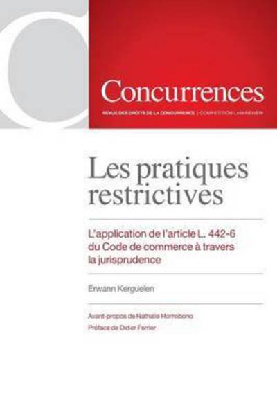 Cover for Erwann Kerguelen · Les pratiques restrictives (Taschenbuch) (2015)