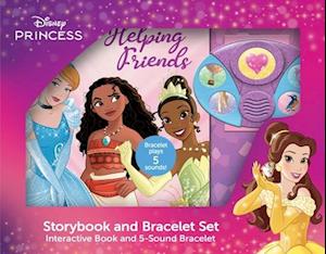 Cover for Pi Kids · Disney Princess: Helping Friends Book and 5-Sound Bracelet Set (Hardcover Book) (2025)
