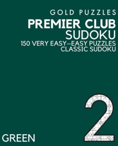 Cover for Gp Press · Gold Puzzles Premier Club Sudoku Green Book 2 (Paperback Bog) (2020)