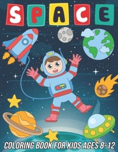 Cover for Mezzo Zentangle Designs · Space Coloring Book for Kids Ages 8-12 (Paperback Book) (2020)