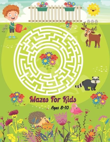 Cover for Hs Color Press · Mazes For Kids Ages 8-10 (Paperback Book) (2020)