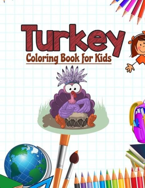 Cover for Neocute Press · Turkey Coloring Book for Kids (Paperback Book) (2020)