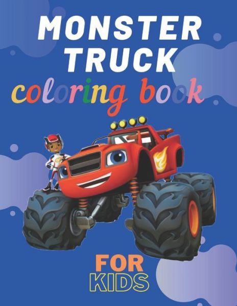 Cover for Karim El Ouaziry · Monster Truck Coloring Book (Paperback Book) (2020)