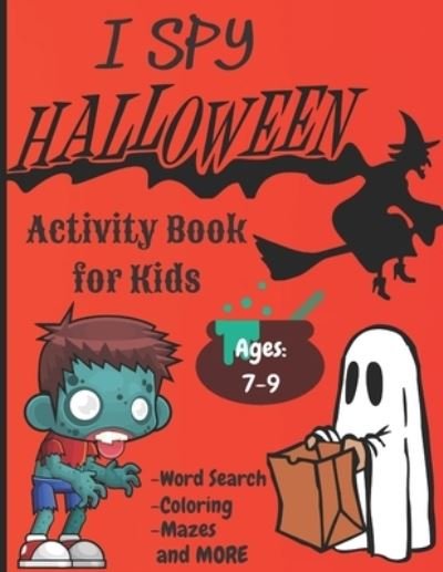 Cover for Llb Publishing · I Spy Halloween Activity Book For Kids (Paperback Book) (2020)