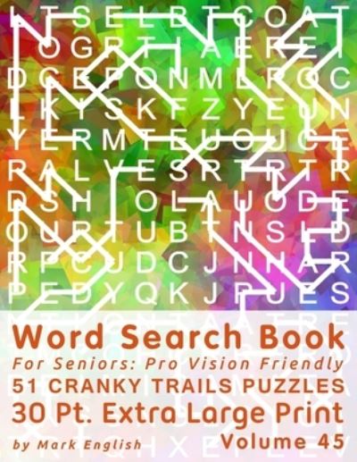 Cover for Mark English · Word Search Book For Seniors (Paperback Book) (2020)