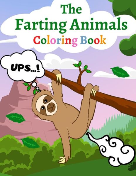 Cover for Victoria Williams · The Farting Animals Coloring Book (Paperback Bog) (2021)