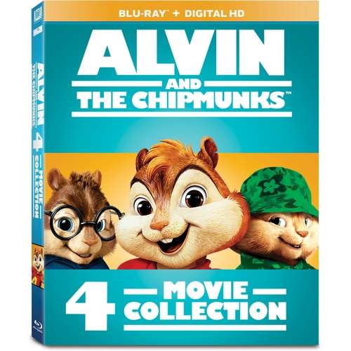 Cover for Alvin &amp; the Chipmunks 4-movie Collection (Blu-ray) (2017)