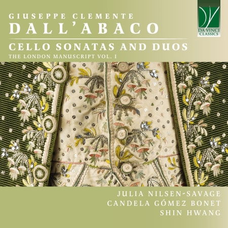 Cover for Julia Nilsen-Savage &amp; Candela Gómez Bonet &amp; Shin Hwang · Dall'Abaco: Cello Sonatas And Duos - The London Manuscript Vol. I (CD) (2024)