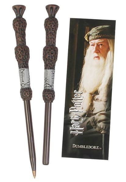 HP - Dumbledore Wand Pen and Bookmark - Harry Potter - Merchandise - Noble - 0812370015054 - 