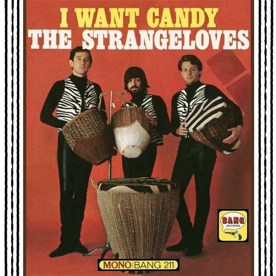 Cover for The Strangeloves · I Want Candy (LP) [Limited Candy Apple Red Vinyl edition] (2019)