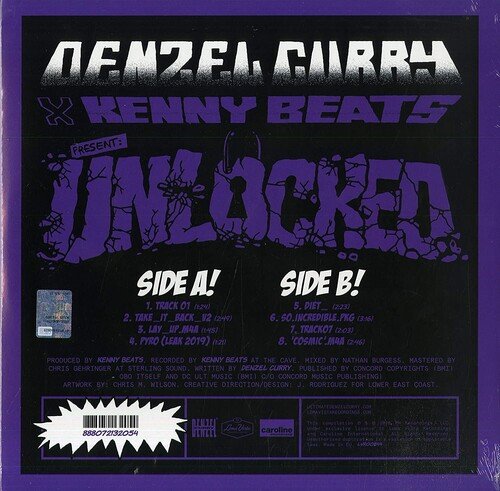 Cover for Denzel Curry &amp; Kenny Beats · Unlocked (LP) (2020)