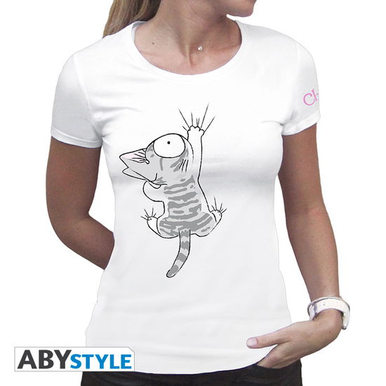 Chi - Tshirt Chi Holding On Woman Ss White - Basic - Abystyle - Merchandise -  - 3700789223054 - 