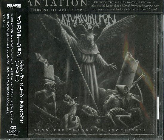 Cover for Incantation · Upon the Throne of Apocalypse (CD) [Reissue, Japan Import edition] (2019)