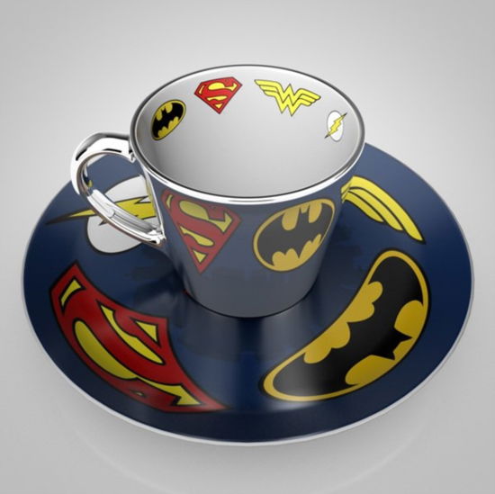 Cover for Dc Comics · Dc Comics Logo Mirror Mug And Plate (Tasse) (2022)