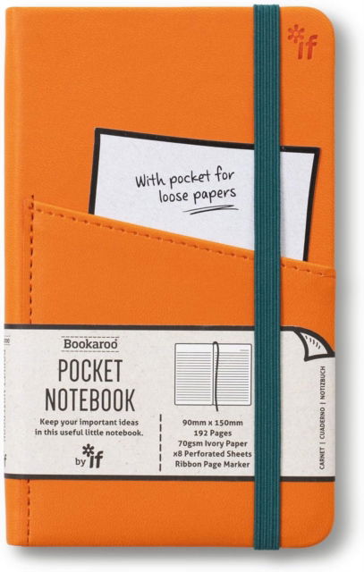 Cover for Bookaroo Pocket Notebook (A6) Journal - Orange (Paperback Book) (2023)